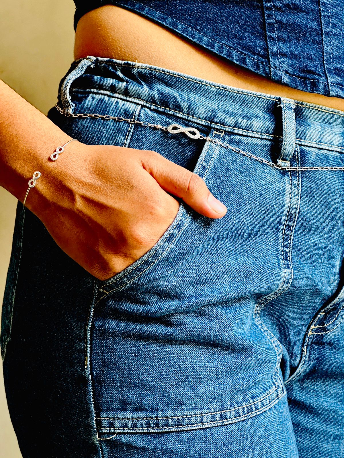 Infinity 925 Sterling Silver Kamarpatta